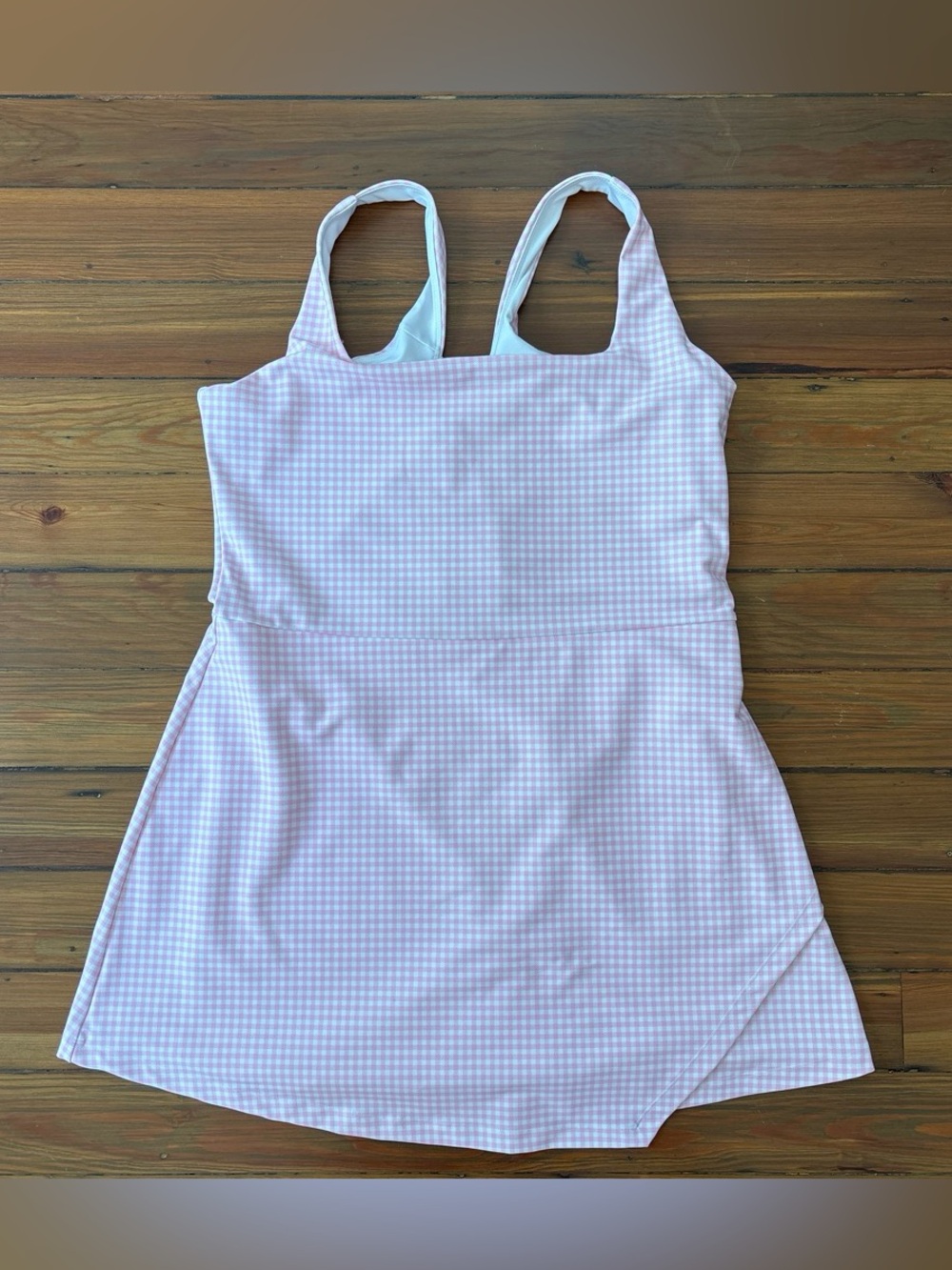 Abercrombie & Fitch pink gingham athletic dress